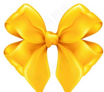 金色蝴蝶结图片