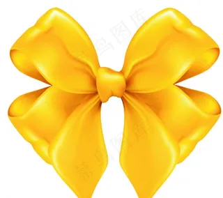 金色蝴蝶结图片