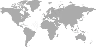 矢量世界地图,免抠元素