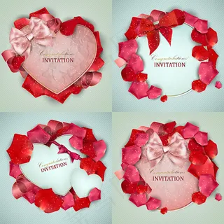 矢量情人节图标设计