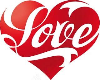情人节艺术字