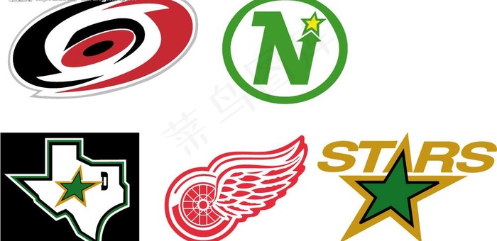 冰球logo图片ai矢量模版下载