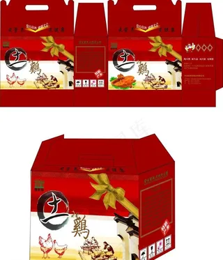 土鸡包装图片