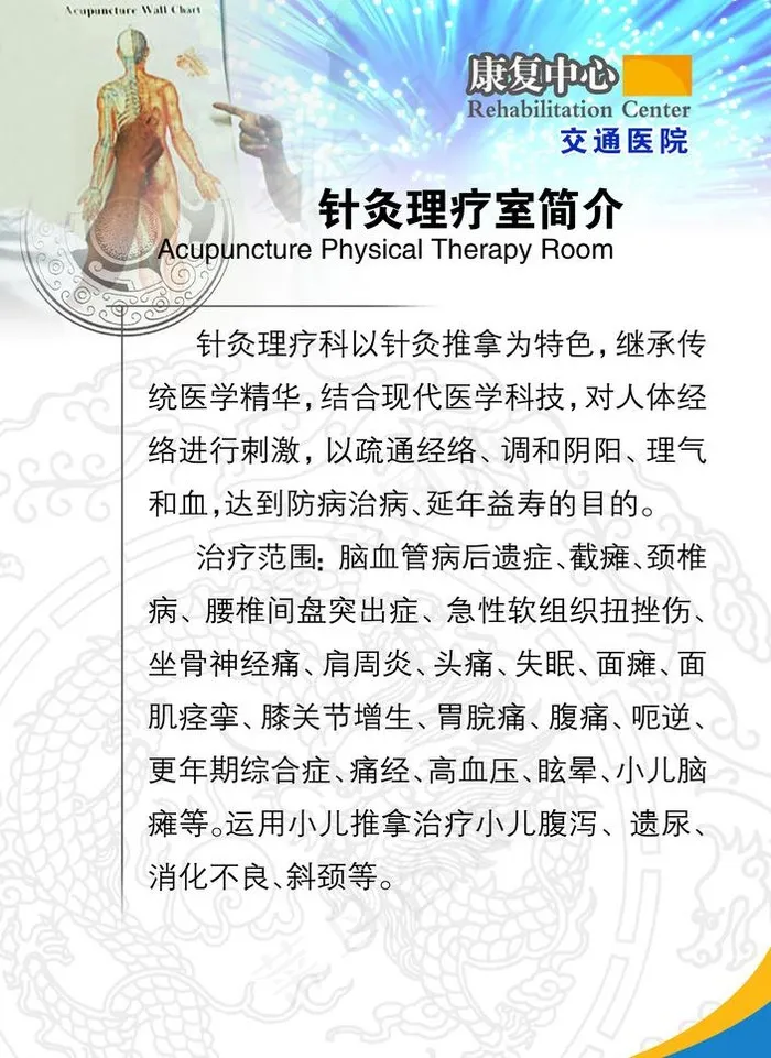 中医针灸图片psd模版下载