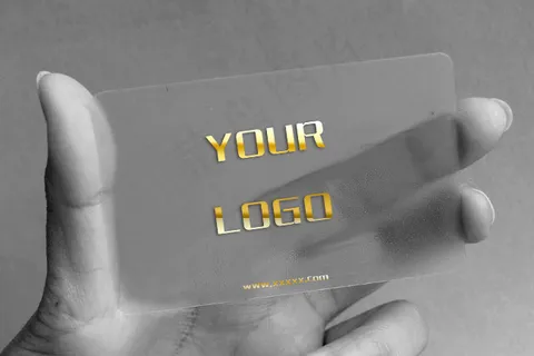 VI透明名片标志智能贴图