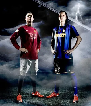 nike足球系列广告宣传平面图片