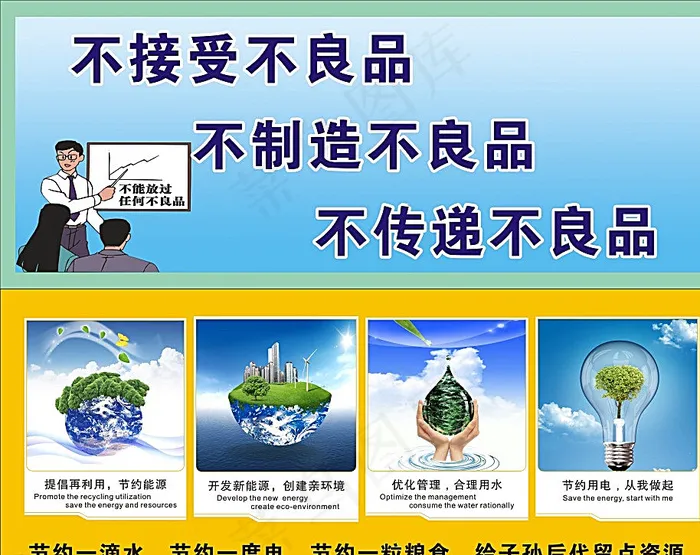 企业环保文化宣传图片(8000X3200)cdr矢量模版下载