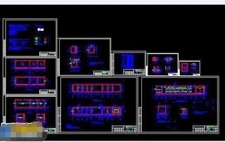 某三甲医院污水处理工程cad施工设...
