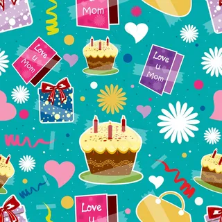 母亲节庆祝活动的无缝模式