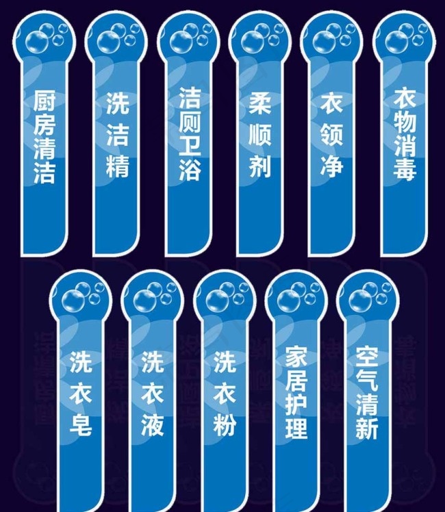 超市小分类刀旗图片cdr矢量模版下载