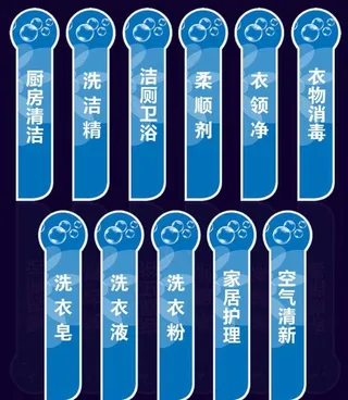 超市小分类刀旗图片