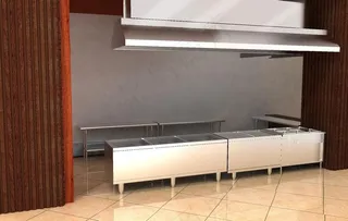 酒店大厅明档厨房图片