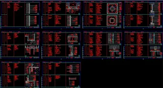 墙面节点CAD图纸