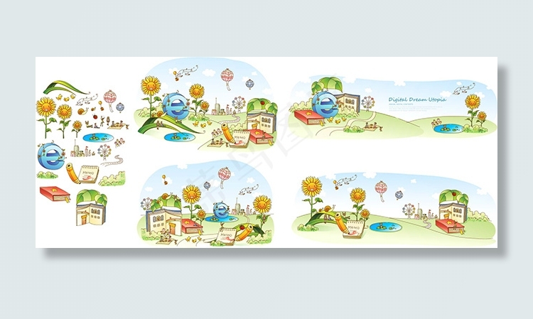 植物背景素材下载