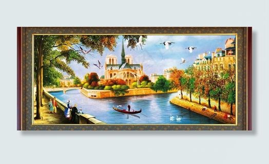 山水风景画图片