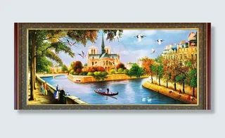 山水风景画图片