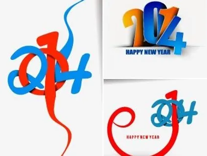 2014文字创意设计矢量图05