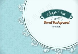 欧式花纹背景图片