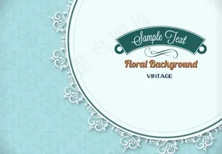 欧式花纹背景图片