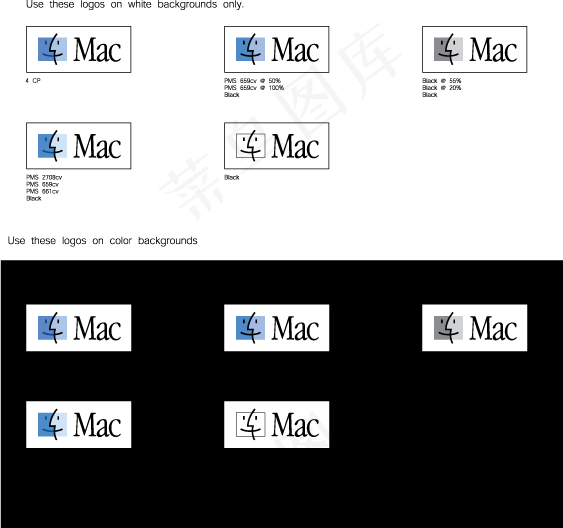 MacOS HR标识指南ai矢量模版下载