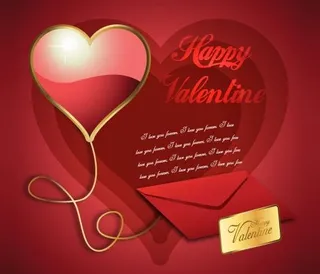 精美情人节背景矢量素材二