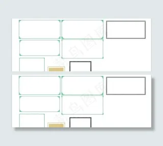 CDR矢量花纹图边框