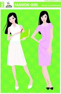 时尚女性人物素材下载