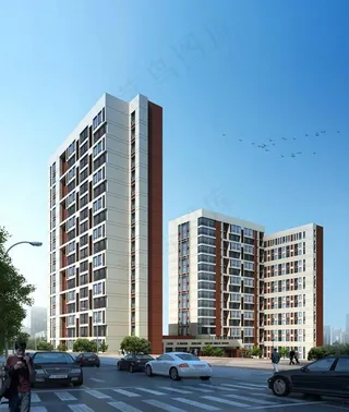 高档商务中心写字楼酒店建筑图片