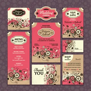 花纹企业广告背景设计矢量图