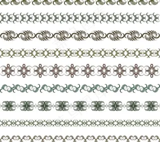 欧式花纹花边边框图片