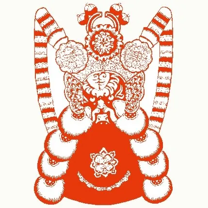 京剧人物剪纸 矢量CDR_46cdr矢量模版下载