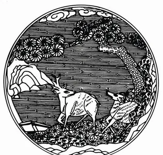 元明时代 矢量版画 古典图案 矢量中华五千年 AI源文件_0383