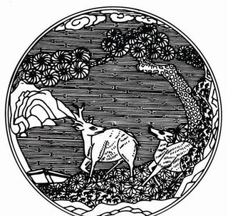 元明时代 矢量版画 古典图案 矢量中华五千年 AI源文件_0383