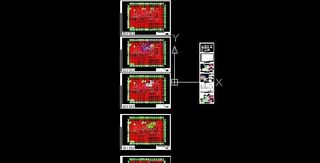 旅游度假村热泵机房设备布置图