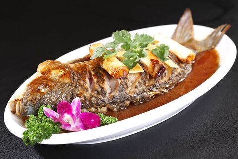 生煎野生黄河鲤鱼图片