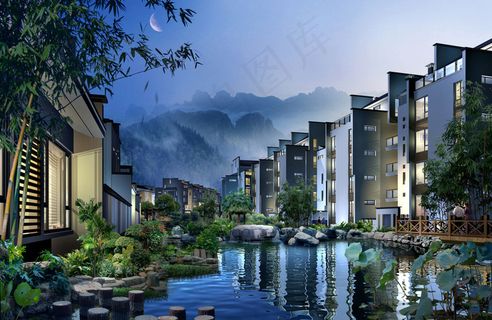 小区局部效果图03图片 小区局部效果图03图片