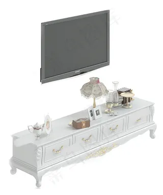 电视柜模型素材模板