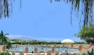 配景绿化园林贴图素材图片