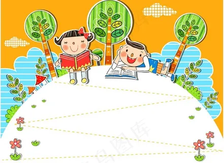 在看书的孩子图片 在看书的孩子图片