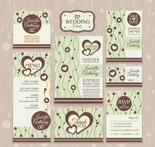 婚礼请柬背景图片