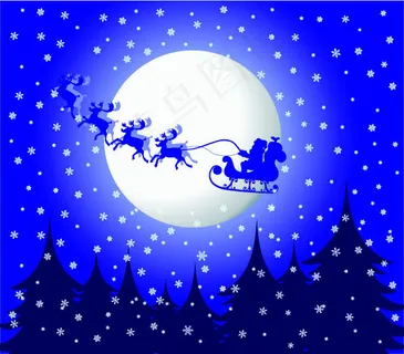 圣诞节卡通背景设计