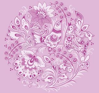 粉色欧式古典花纹 底纹图片