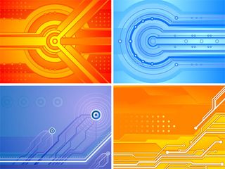 3款超酷潮流背景矢量素材