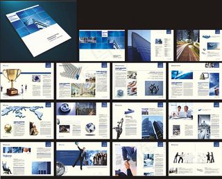 企业画册模板PSD图片