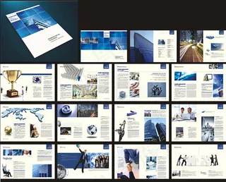 企业画册模板PSD图片