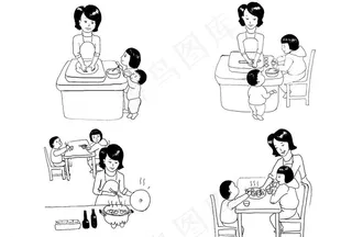 冬至吃饺子图片