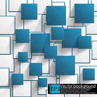 动感立体图形背景矢量素材