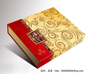 月饼包装（展开图）图片