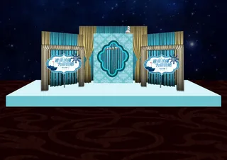 婚礼资料布置图库婚庆背景舞台现场效果图