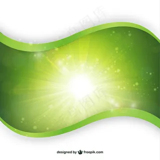 绿色背景矢量图